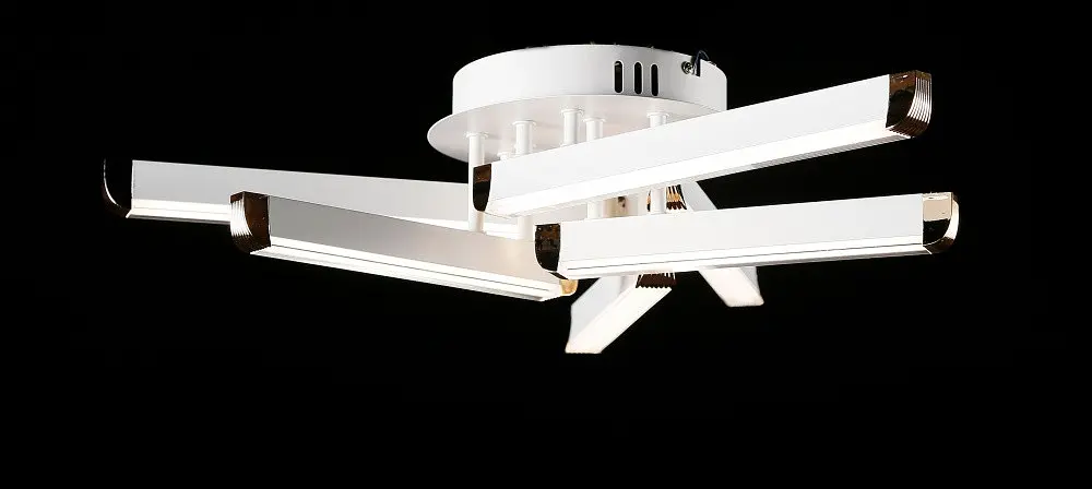 Світлодіодна люстра Splendid Ray L1647/6 LED (WT+GD), білий, золото, 66 Вт, від 6-15 м² - фото 4