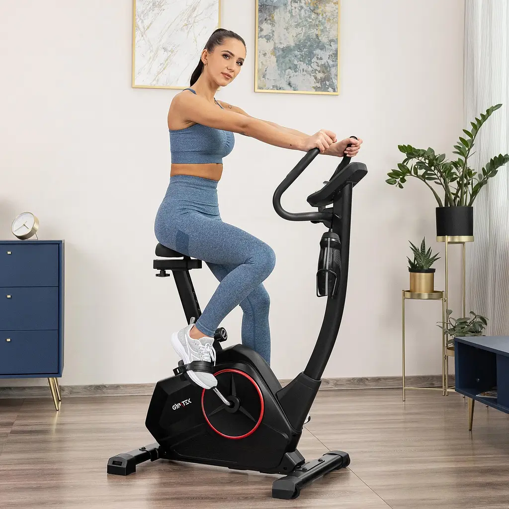Велотренажер Gymtek XB4000 iConsole+ електромагнітний червоний - фото 3