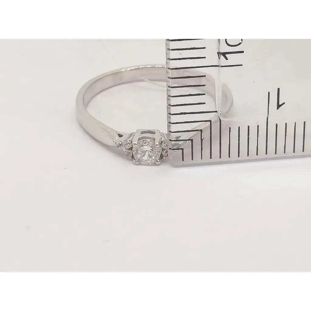 Золоте кільце Qvaliz з фіанітами. К01005Б 16,5 - фото 5