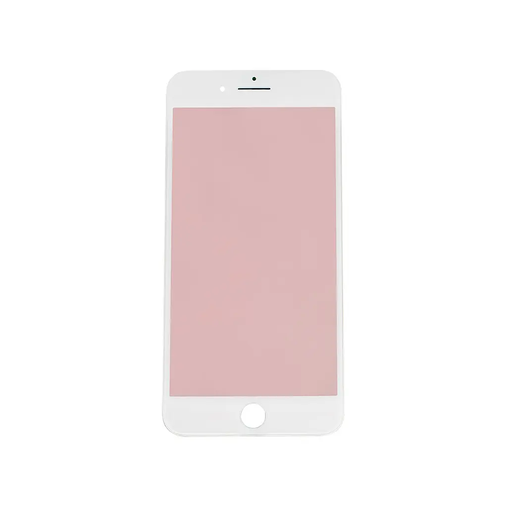 Скло корпусу з рамкою для Apple iPhone 8 Plus білий