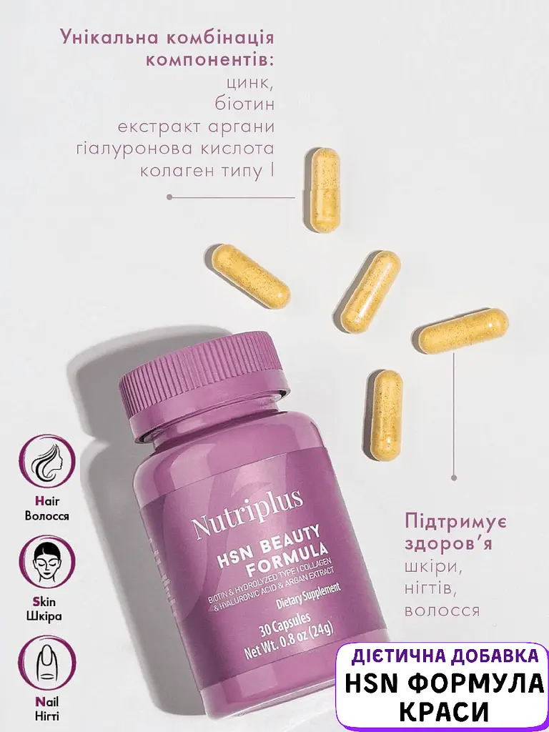 Дієтична добавка Farmasi "HSN формула краси" Nutriplus 30 шт - фото 2