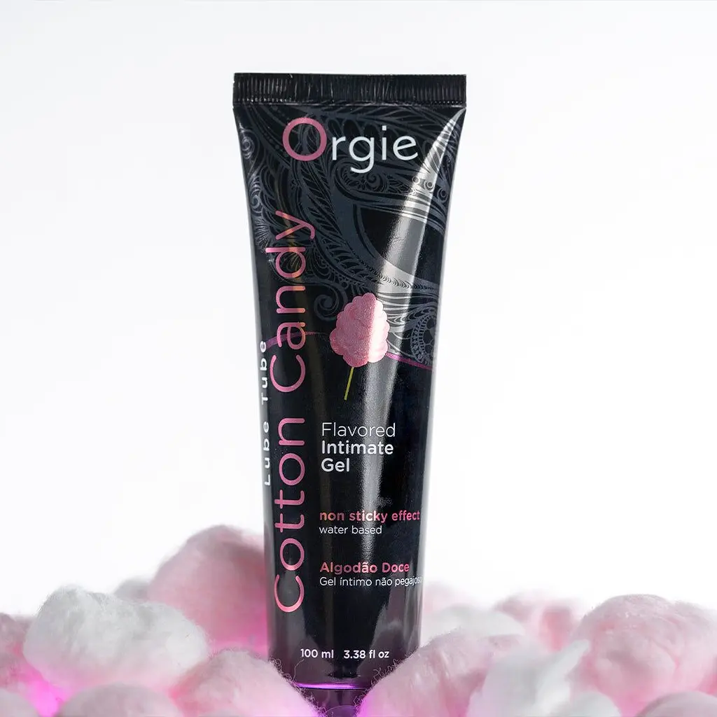 Лубрикант на водній основі Orgie Lube Tube Cotton Candy, 100 мл, зі смаком та ароматом солодкої вати - фото 4