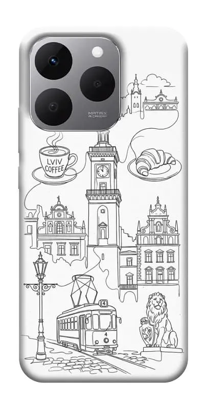 TPU чохол Demsky Lviv spirit для Realme 15T