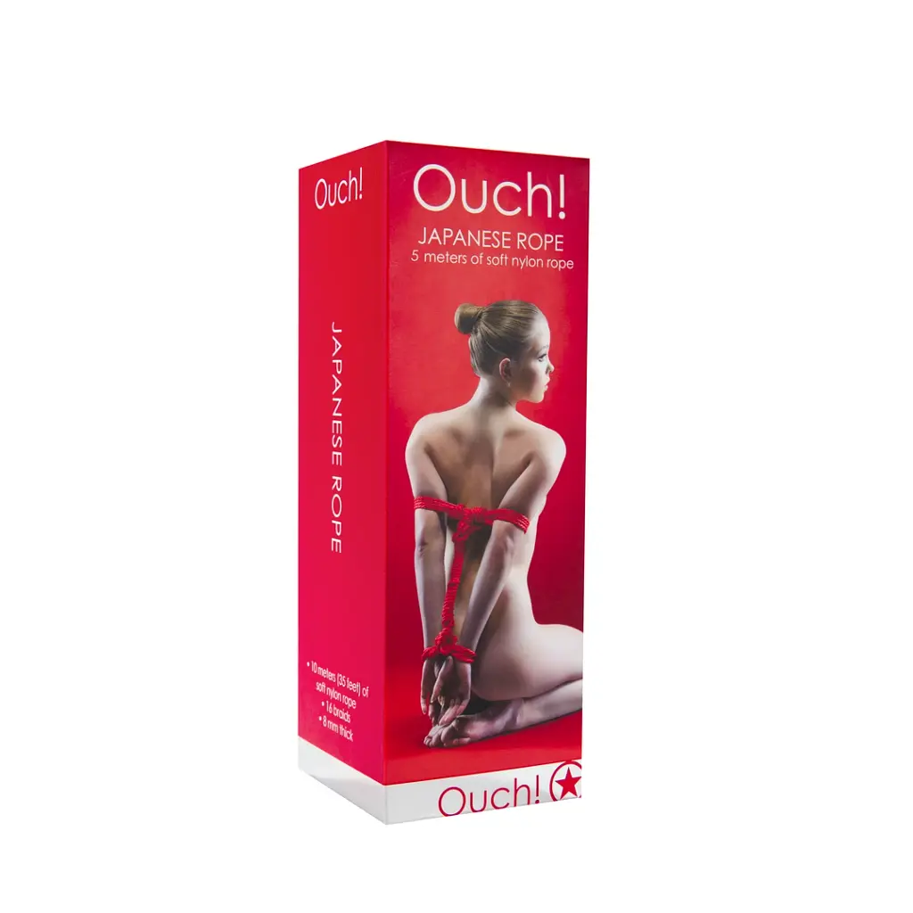Мотузка Ouch! Japanese Rope, 5 м (червоний) - фото 4