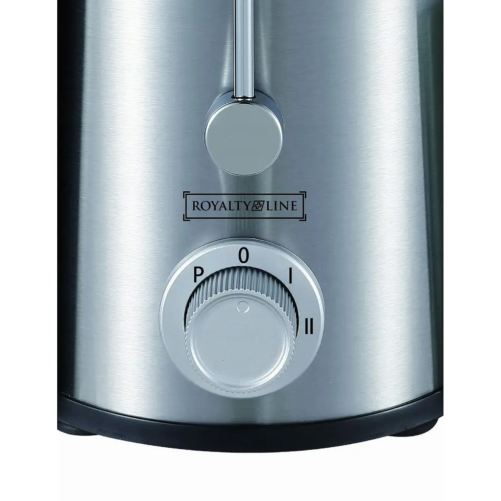 Соковыжималка центрифужная Royalty Line PJ-19001 700 Вт нержавеющая сталь + контейнер для сока 0.45 л серебристая - фото 3