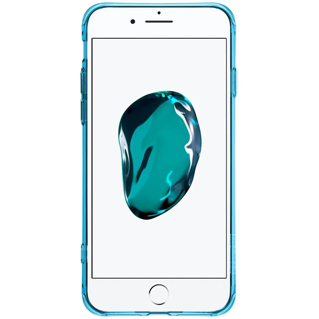 Чохол-накладка Nillkin TPU Crashproof II with Holder iPhone 7 Plus Blue - фото 6