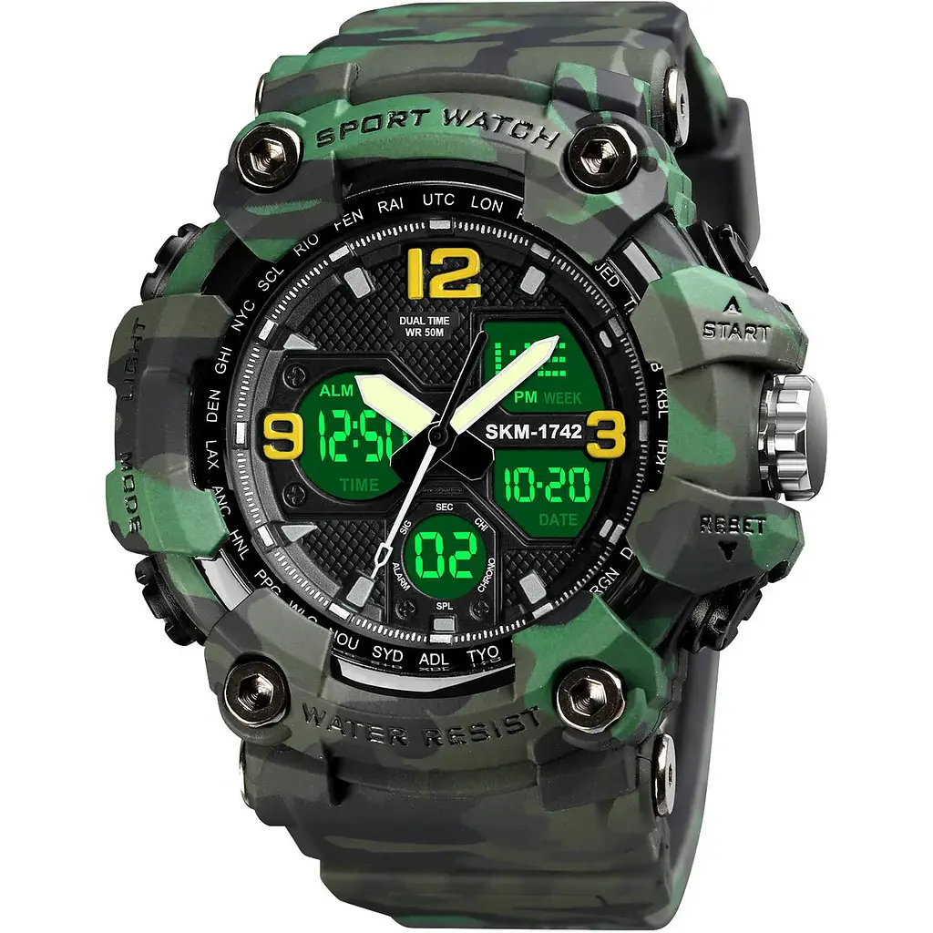 Годинник наручний Skmei 1652 Black Black, 1652BKBK (17162) - фото 2