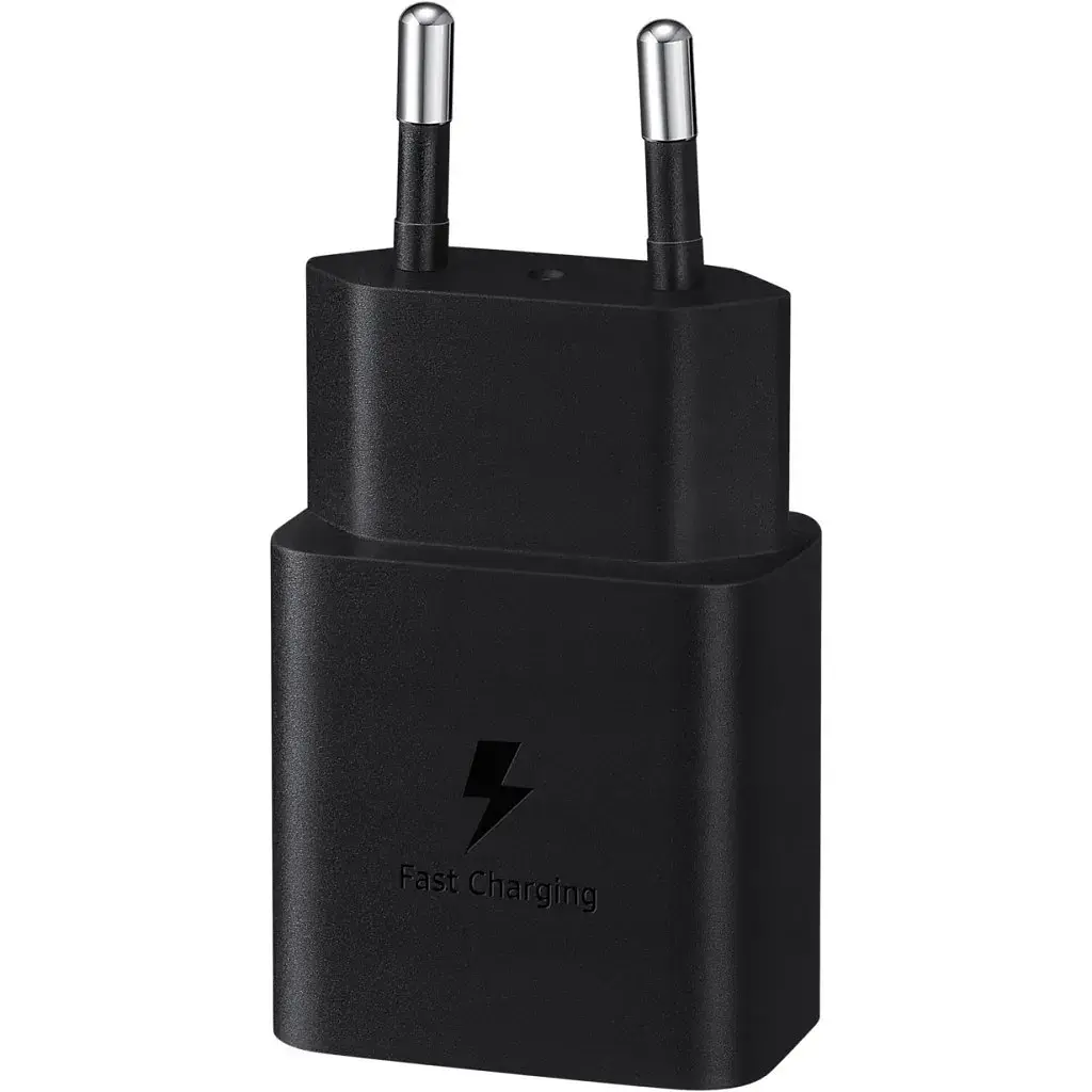 Зарядний пристрій Samsung USB-С 15W Black + Cable USB-C 1m (EP-T1510XBEGEU) - фото 2