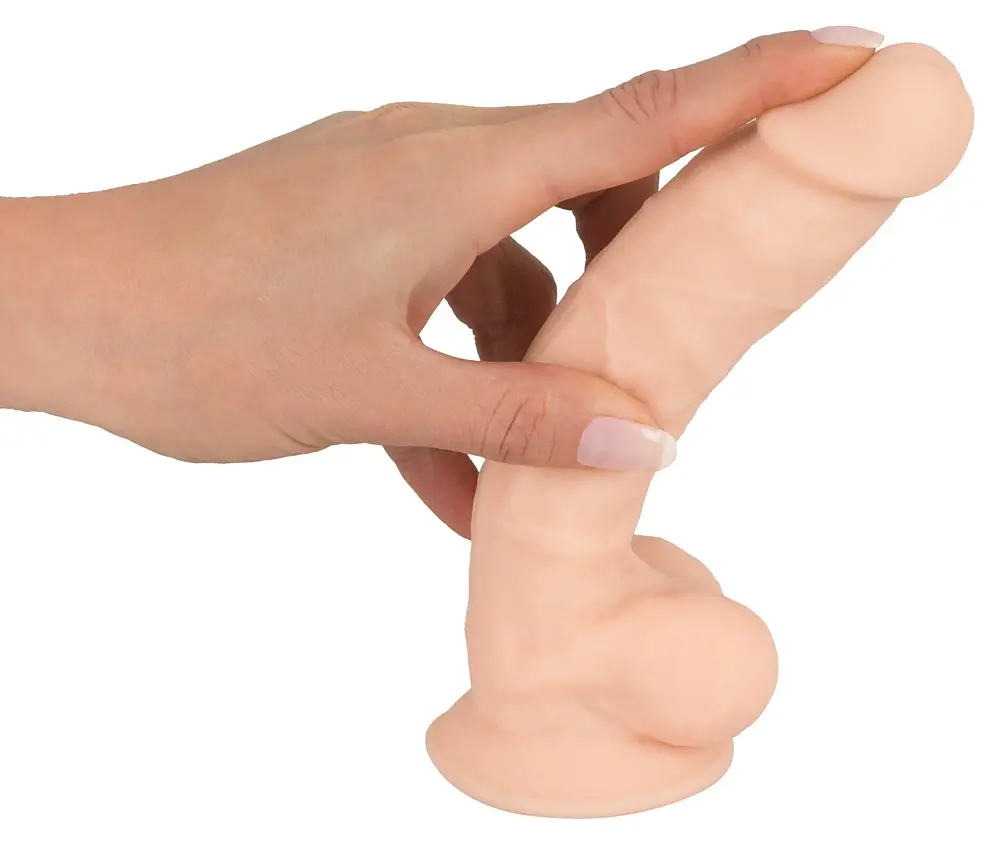 Фаллоимитатор Silexd Premium Silicone Dildo Model 1 Size 7 18.8 см бежевый - фото 6