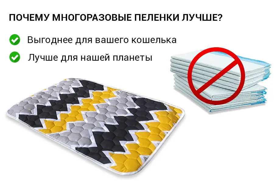 Багаторазова пелюшка для собак AquaStop арт.1 50х70 см - фото 3