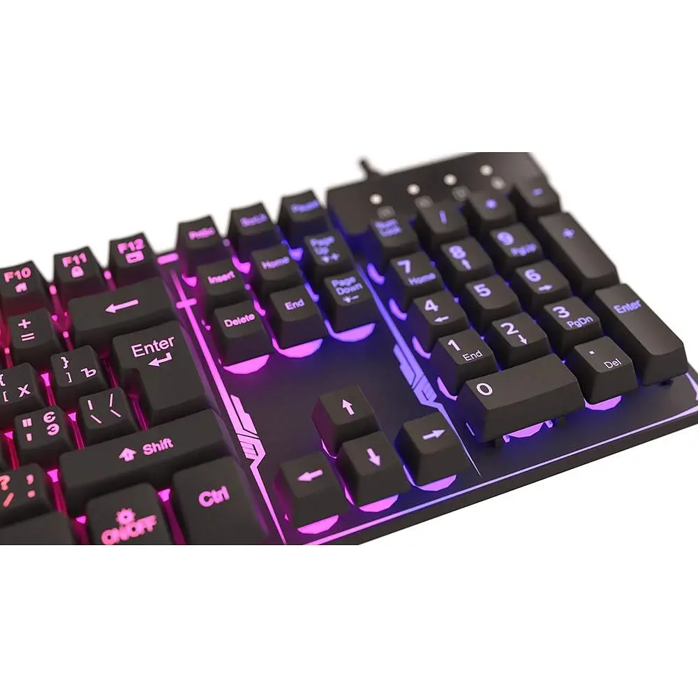 Клавіатура GamePro GK576 Nitro+ RGB USB Black (GK576) - фото 3