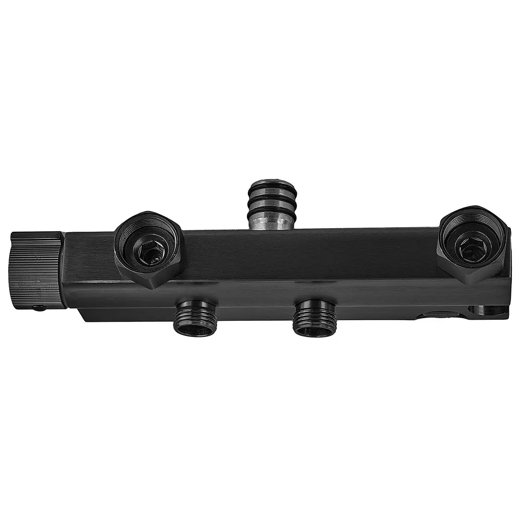 Душева система Armata BCT-009-J Black з кнопковим перемикачем 4 режими CH6510, Чорний матовий - фото 3
