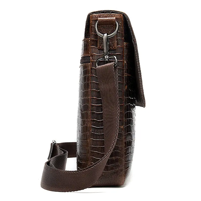 Чоловіча шкіряна сумка Vintage 28,5х22х5,5 см 000153991 - фото 7