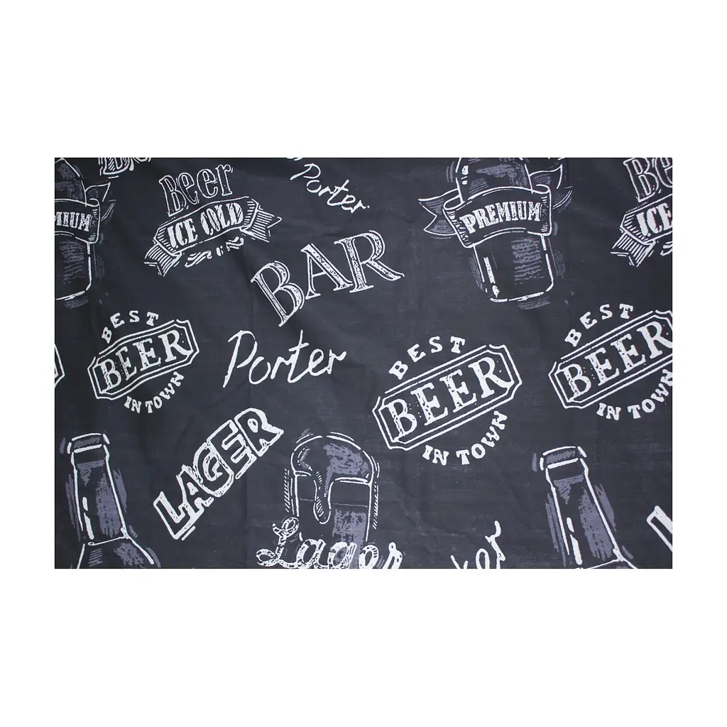 Постільна білизна MirSon Бязь 17-0510 Beer Bar blac Євро (2200003630701) - фото 5