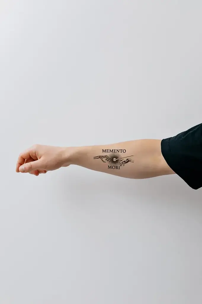 Тату тимчасове Memento Mori Tattooshka L-68 Чорний shop (4825800010433) - фото 2