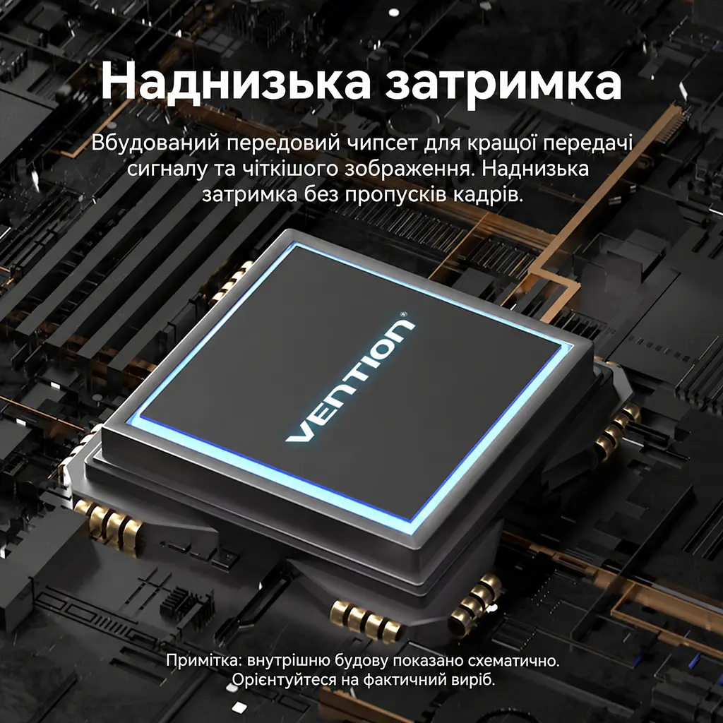 Зовнішня карта відеозахоплення Vention вхід HDMI вихід USB-C або USB-A до комп’ютера захоплення до 1080p 60 Гц вхідний сигнал до 4K 60 Гц для сигналу без захисту HDCP для запису та трансляцій сумісна з OBS Studio вбудований кабель 0,1 м сірий (ACWHA) - фото 14