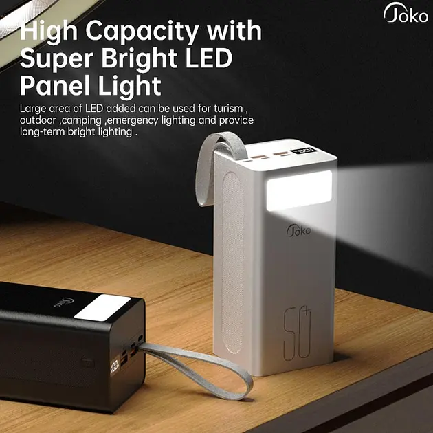 Универсальная зарядная батарея Konfulon Joko J10 50000mAh с 5 портами 22.5W - фото 8