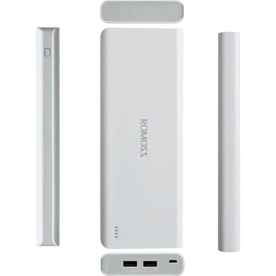Павербанк Romoss White 20 000 mAh / 22.5 Вт (PPH80-611-1121H) - фото 6