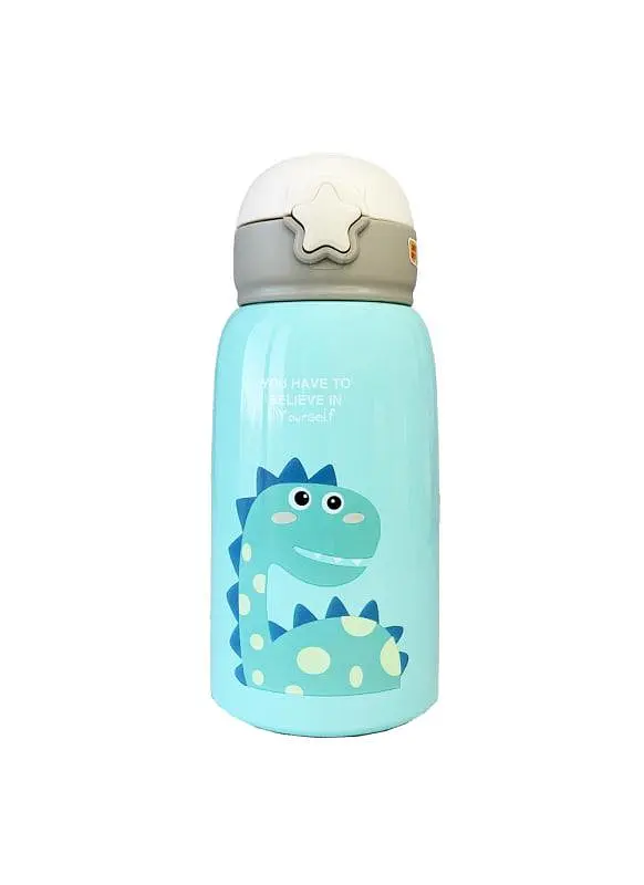 Детский термос - поилка в сумке с чашкой 3 в 1 600 ml Mumlove Бирюзовый - фото 4