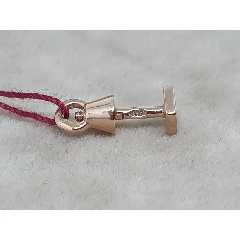 Золотая моносерьга-пуссета Tango с эмалью. 500044Ш Белый - фото 3