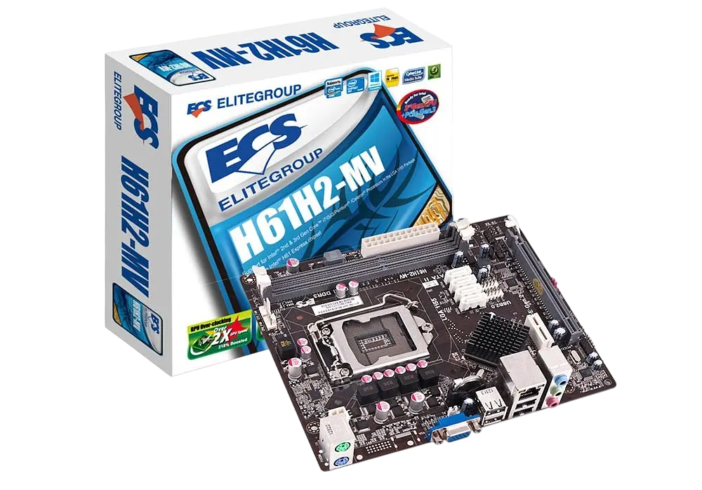 Материнська плата Elitegroup ECS H61H2-MV LGA 1155 (H61H2-MV) Б/В - фото 3