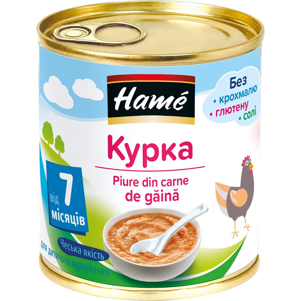 М'ясне пюре Hame Курка 100 г - фото 2