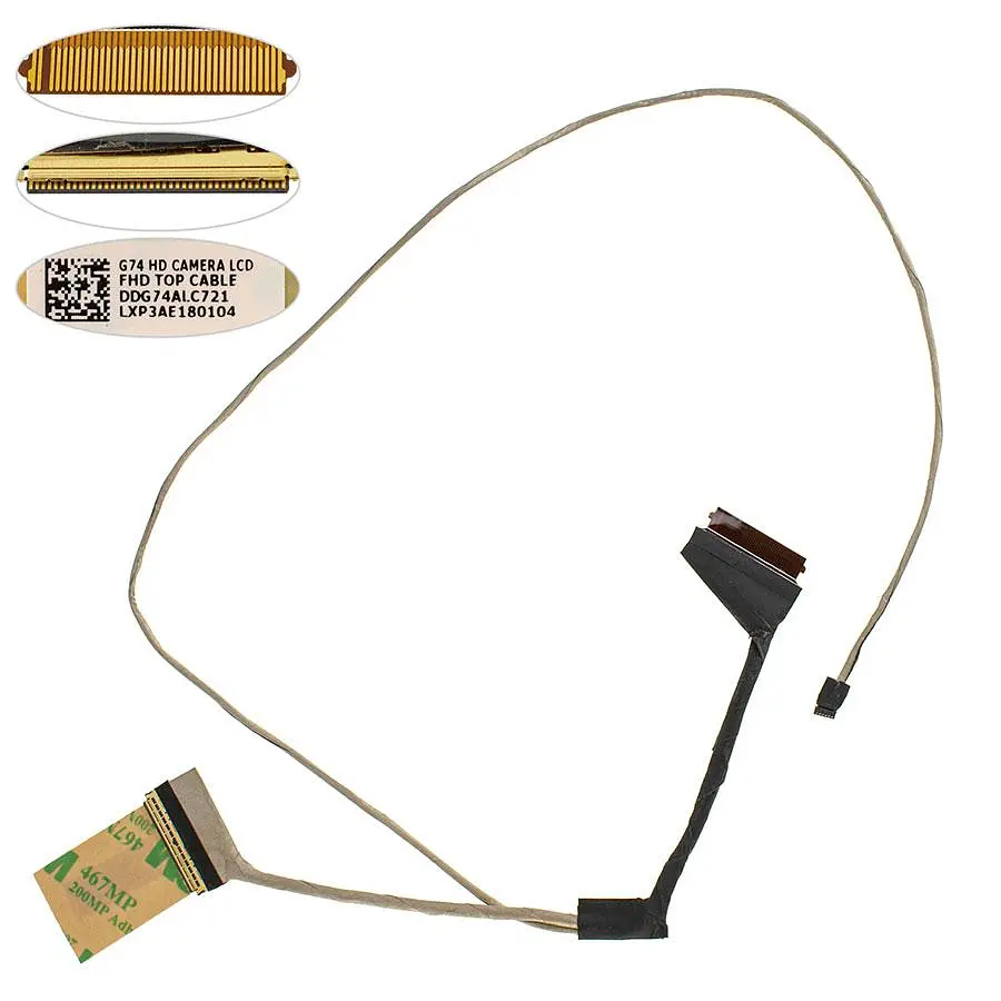 Шлейф матрицы для ноутбука HP (15-cc 15-cd 40pin) (DDG74ALC721)