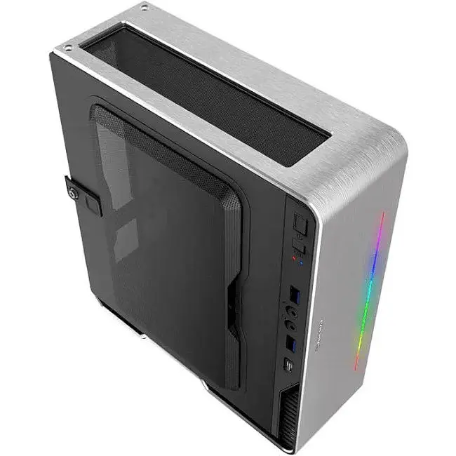Корпус GameMax Violin Silver mini ITX - фото 4