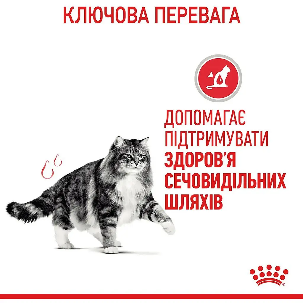 Сухий корм для котів Royal Canin Urinary Care профілактика сечокам'яної хвороби 10 кг (1800100) - фото 4
