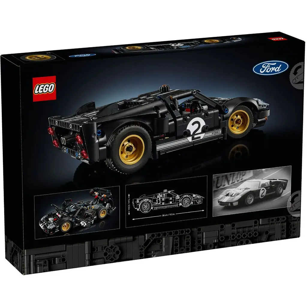 Конструктор LEGO Technic Автомобіль для перегонів Ford GT40 MKII 1966 року 793 деталі (42223) - фото 7