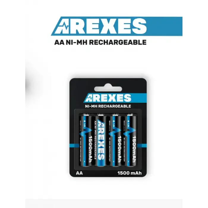 Акумулятор пальчиковий АА Arexes 1500mAh 1.2v NI-MH 1 шт - фото 2