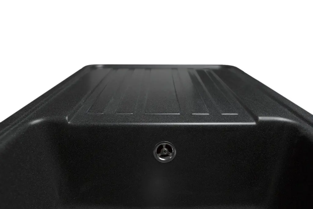 Кухонна мийка гранітна Miraggio Versal black 758x462x201 00211307, Чорний - фото 6