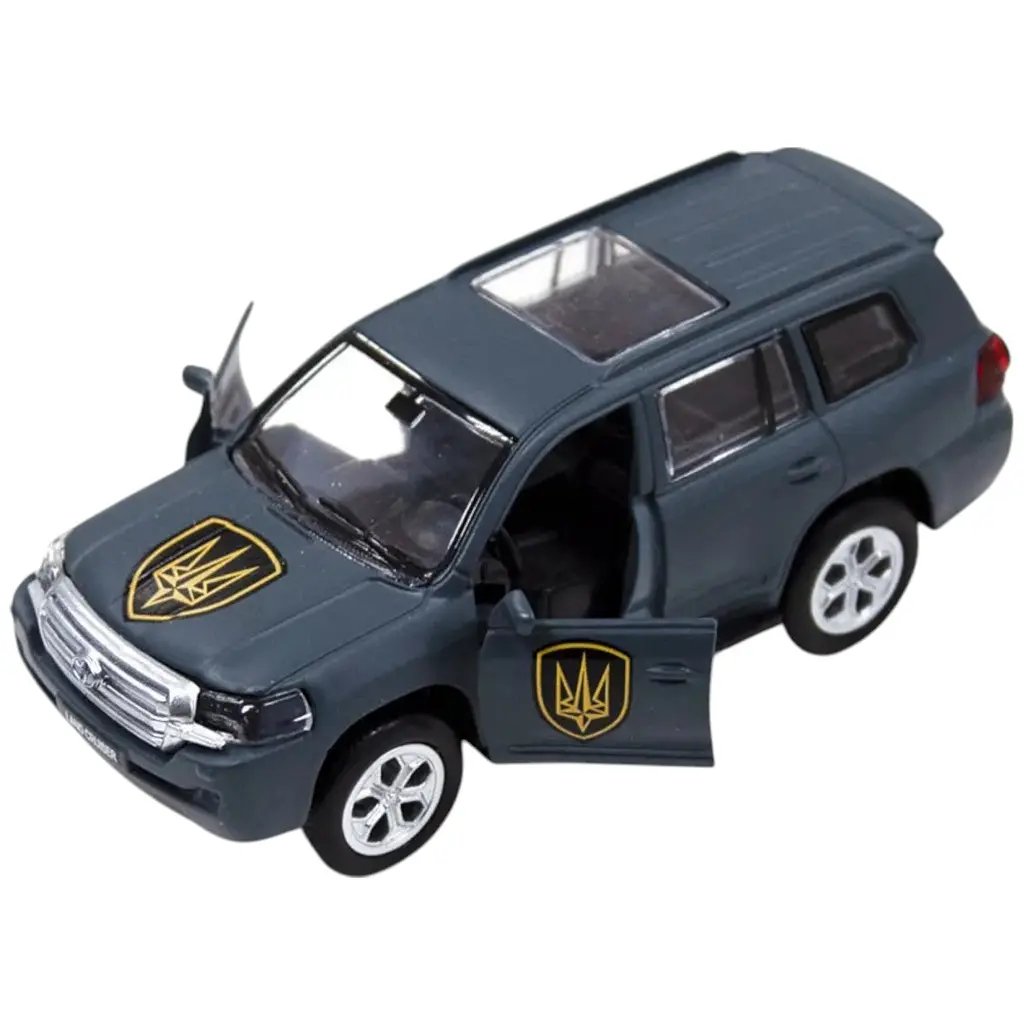 Автомодель TechnoDrive KM6010 серія Шеврони Героїв Toyota Land Cruiser Рубіж - фото 5