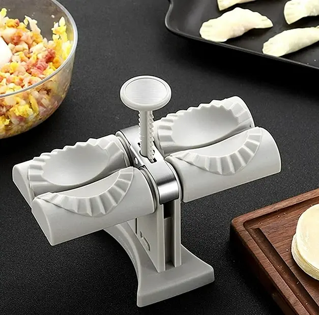 Машинка – прес для приготування вареників та пельменів Dumpling mold ∙ Автоматична форма для ліпки тіста - фото 6