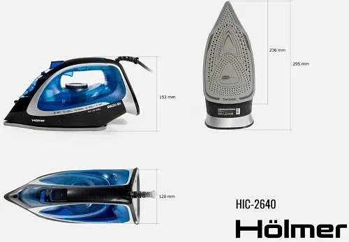 Праска Holmer HIC-2640 Blue/Black 2600W teh0019943 - фото 2