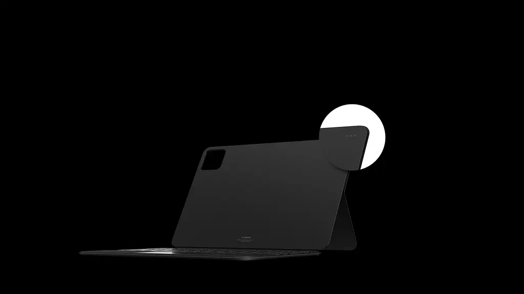 Чохол із клавіатурою для планшета Xiaomi Pad 6s Pro чорний - фото 6