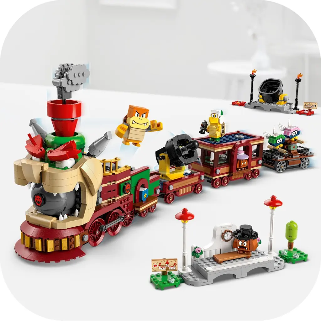Конструктор LEGO Super Mario Швидкий потяг Боузера 1392 деталі (71437) - фото 3