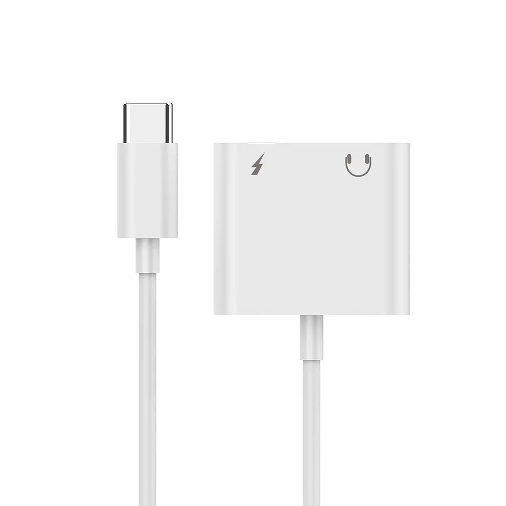 Адаптер Cablexpert USB Type-C - 3.5 мм/USB Type-C (M/F), 0.1 м, Білий (A-CM-3.5FP-01) - фото 2