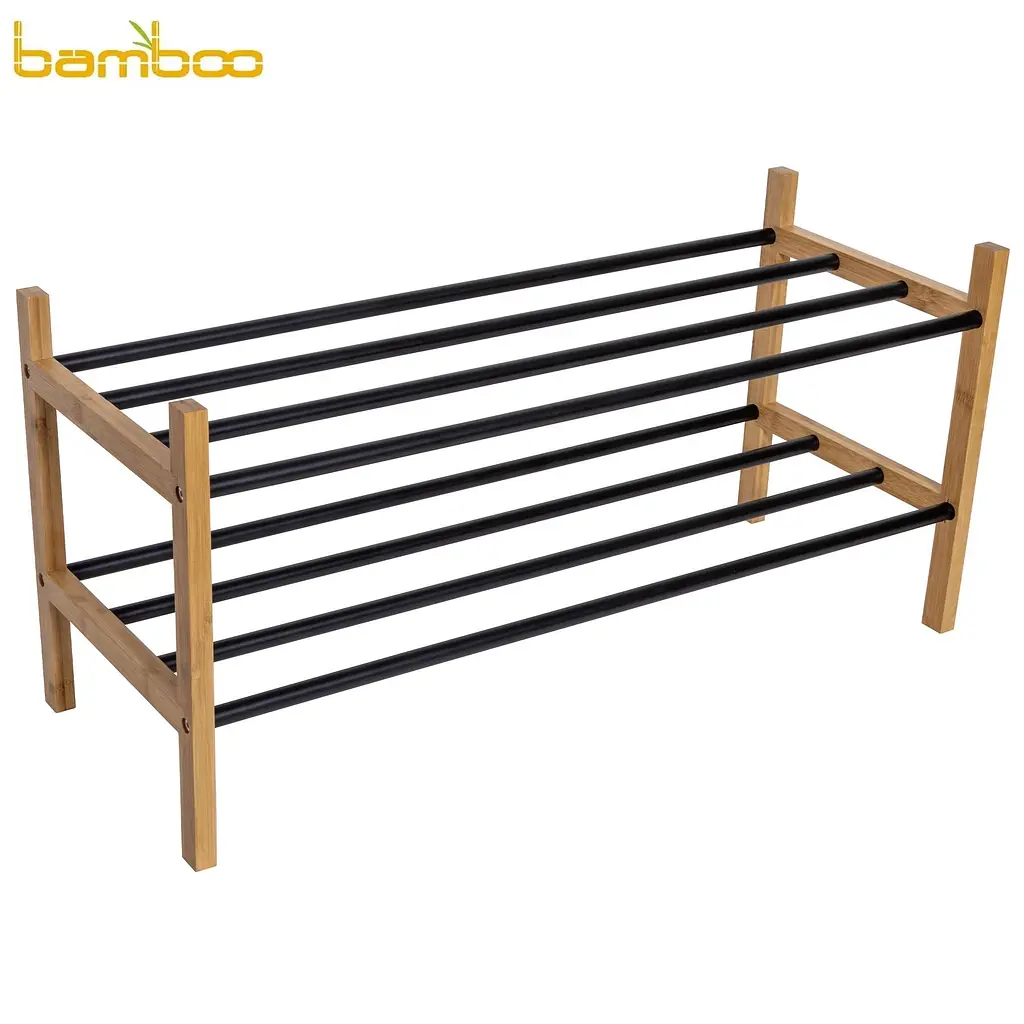 Полиця для взуття Casa Si Shoe Rack Bamboo (CS92307W04) - фото 7