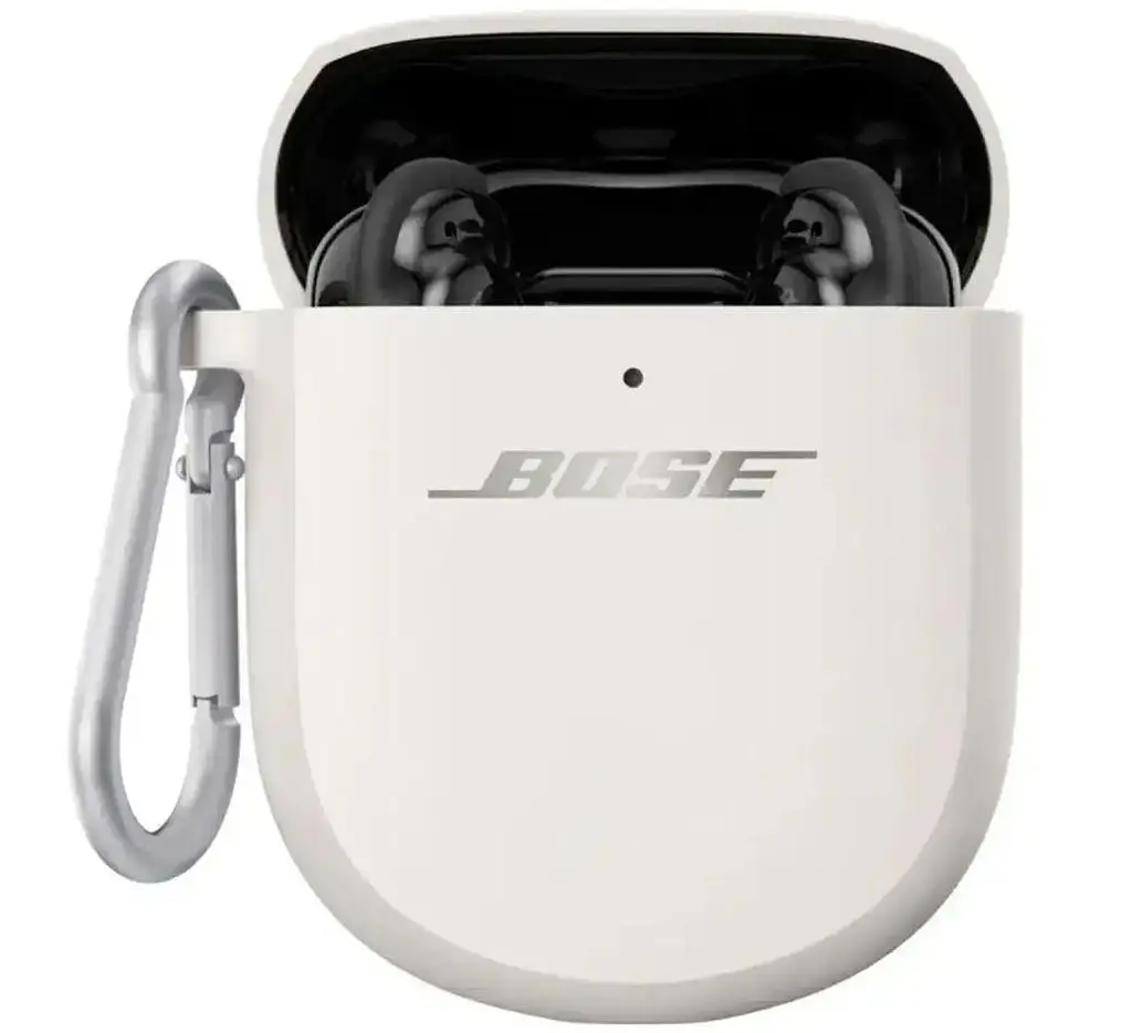 Кейс для навушників із бездротовою зарядкою Bose Wireless Charging Earbud Case для QuietComfort Earbuds II (білий) - фото 2