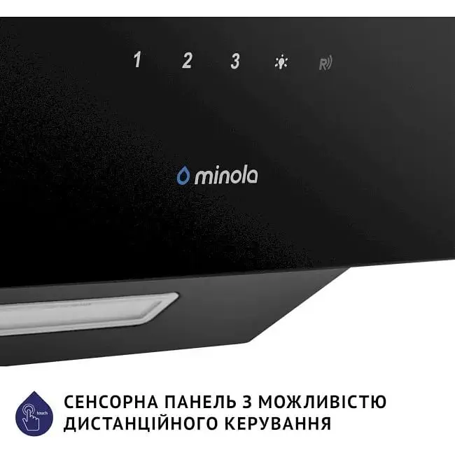 Витяжка Minola HVS 5224 BL 700 LED чорна - фото 9