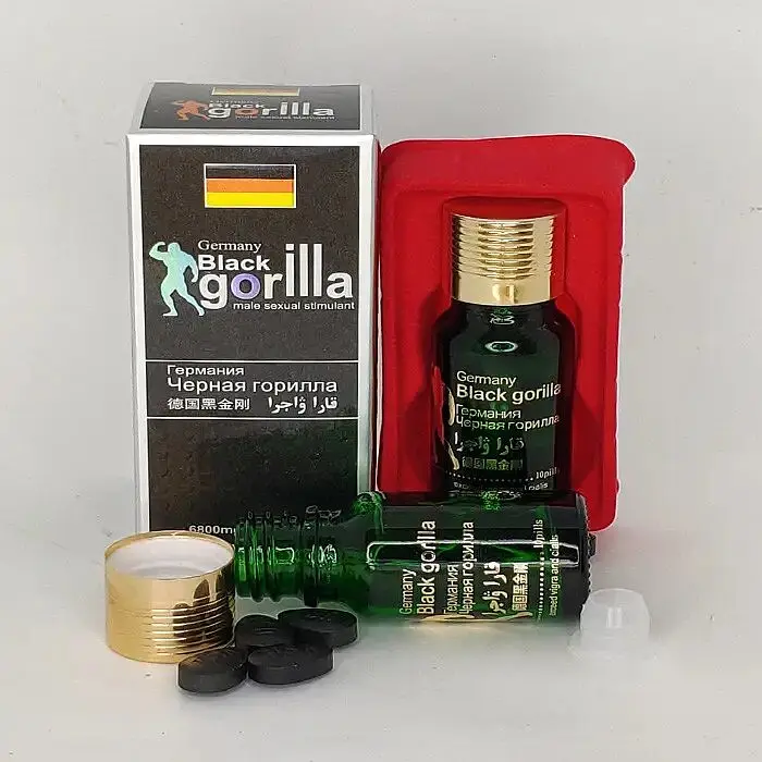Таблетки для потенції Black Gorilla (Чорна горила) - 1шт. Delta Чорна горила 95440 - фото 3