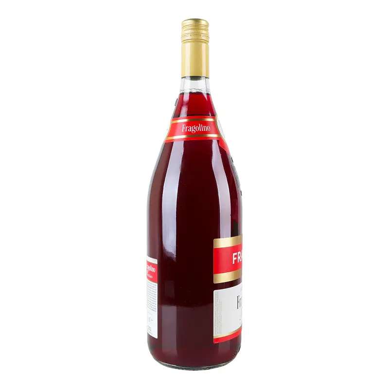 Напиток винный Fratelli Fragolino Rosso красный полусладкий слабоалкогольный газированный 6-6.9% 1.5 л - фото 4