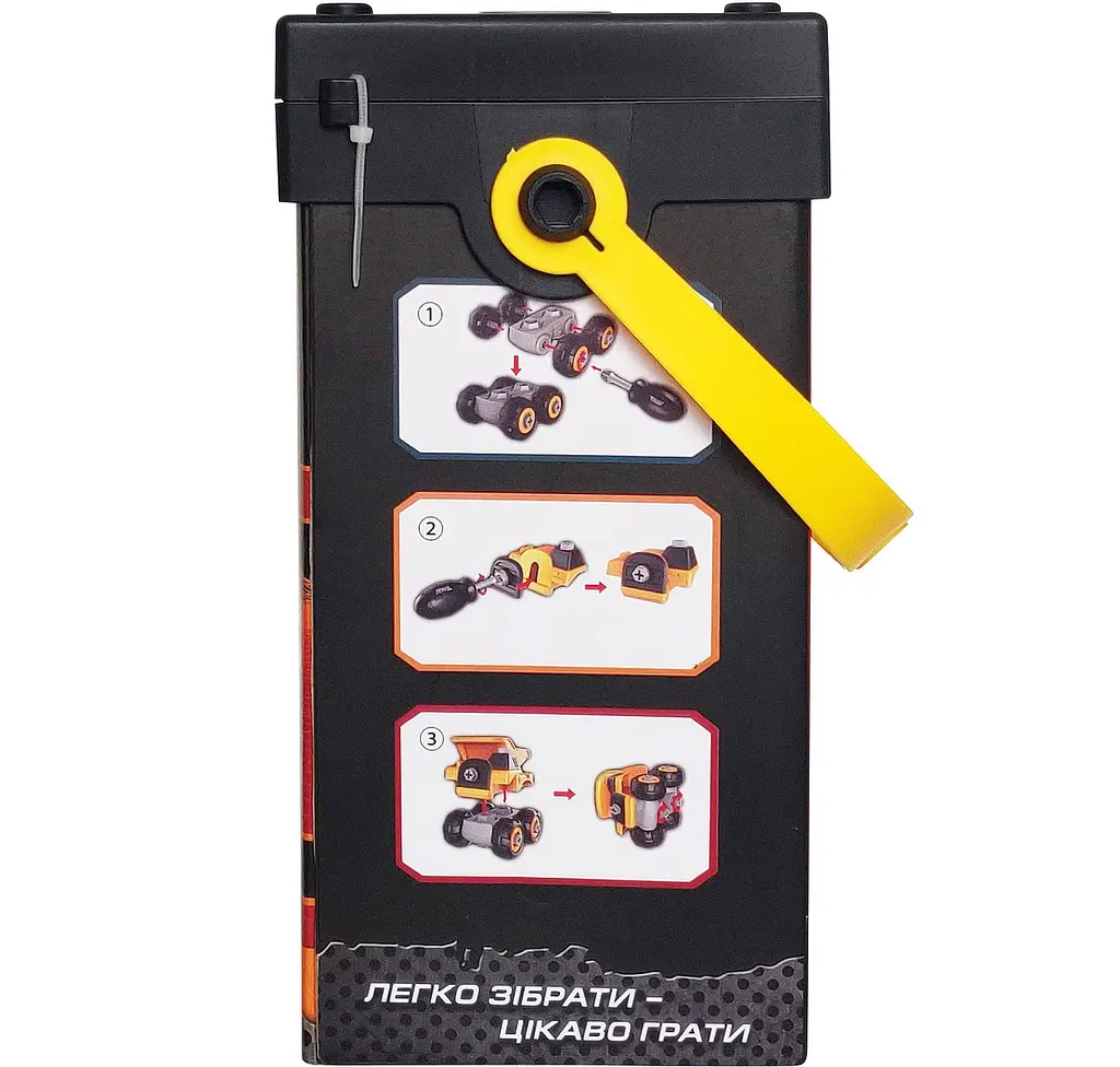 Конструктор Microlab Toys Будівельна техніка - кар'єрний самоскид (MT8907) - фото 4