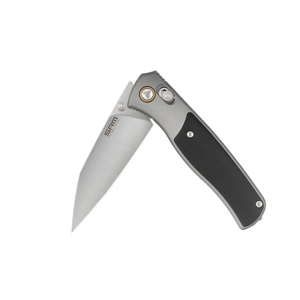 Ніж складаний SRM Medal 259L-AK, чорно-сірий - фото 8