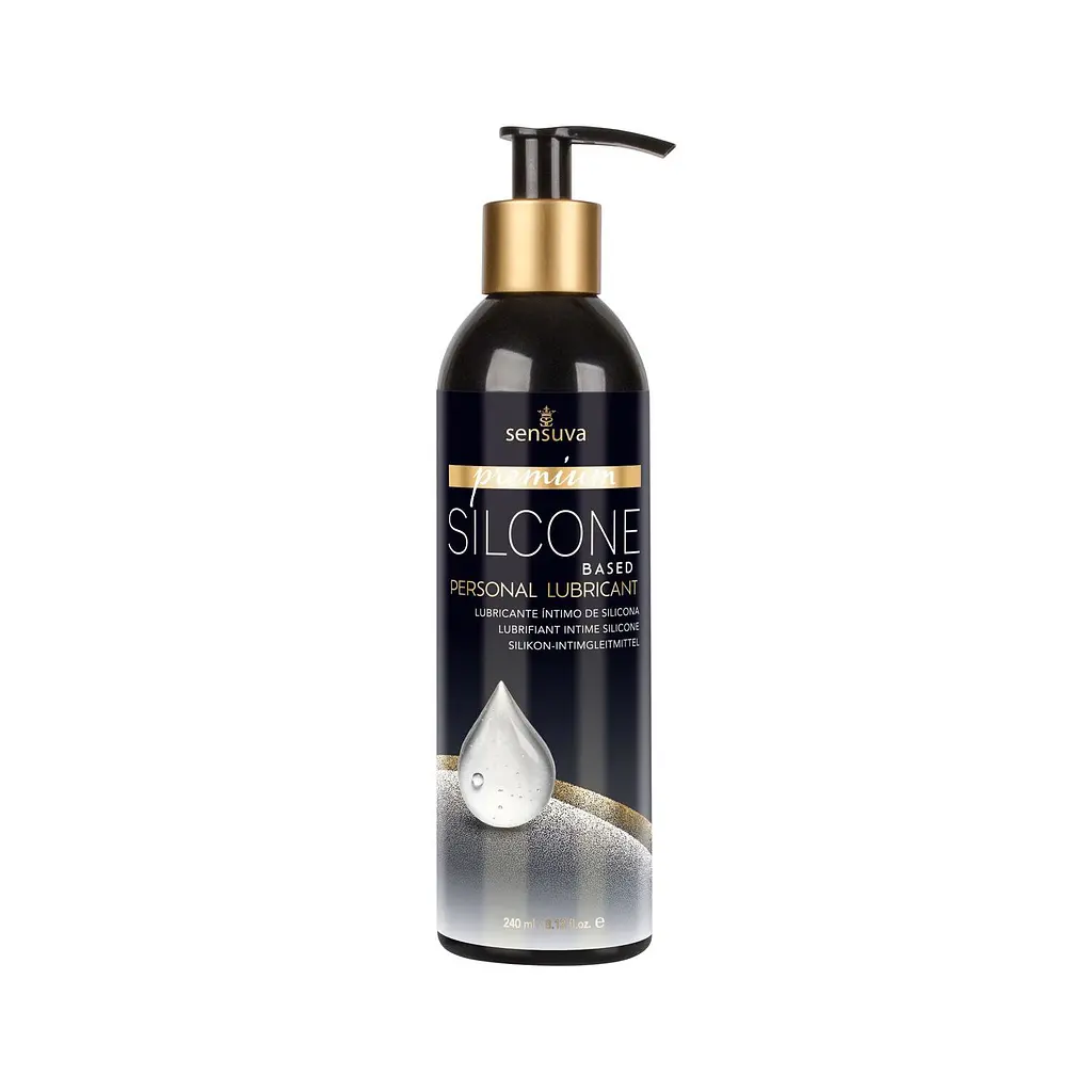 Силіконова змазка Sensuva Premium Silicone (240 мл), без гліцерину, парабенів і ментолу