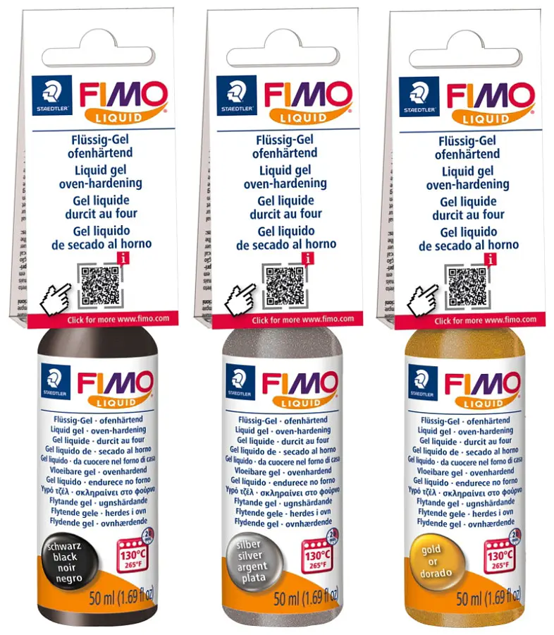 Рідка пластика - гель Розма Золото 50 мл Fimo - фото 2
