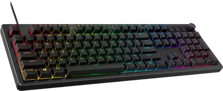 Клавіатура HyperX Alloy Rise PBT HX Red RGB Black (7G7A3AA) - фото 2