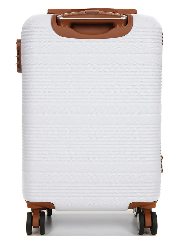 Валіза маленька S ABS-пластик Worldline Airtex 629 56×36×22см 38л Біла - фото 4