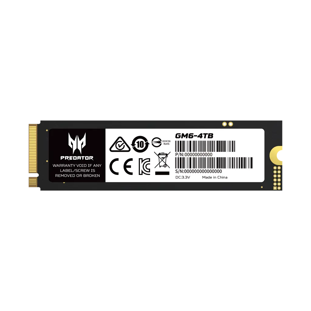 SSD M.2 накопичувач Acer Predator GM6 2TB (BL.9BWWR.134) - фото 2